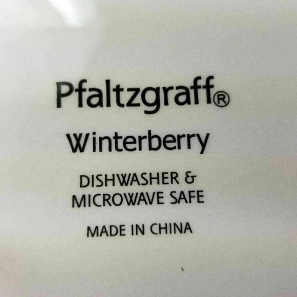 Pfaltzgraff Christmas Winterberry Appetizer Tray With Sleigh Toothpick Holder - Picture 6 of 6